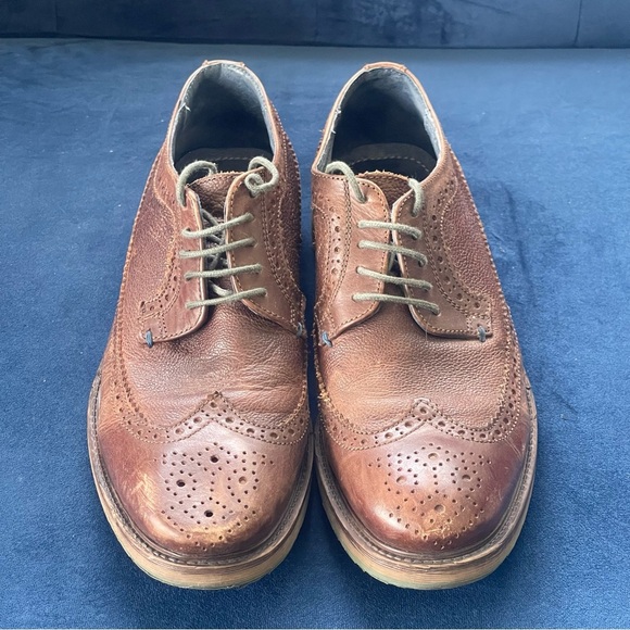 Dune London Shoes Mens 8 EU 41 Bongo Brown Leather Wingtip Brogue Dress Casual main image 7